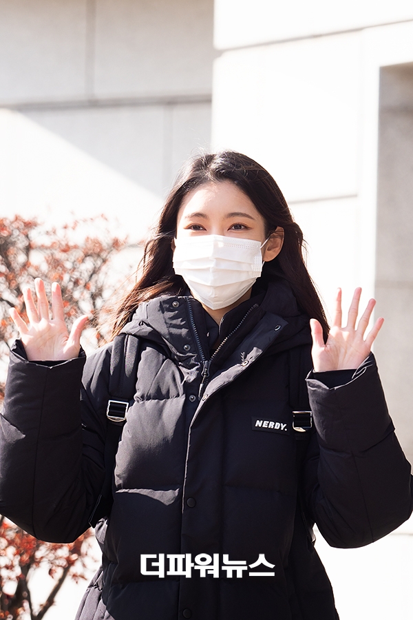 나혜미, KBS 드라마 녹화 출근길