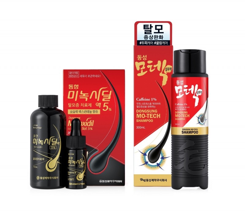 동성 미녹시딜과 함께 사용하는 '동성 모텍 샴푸액' 출시