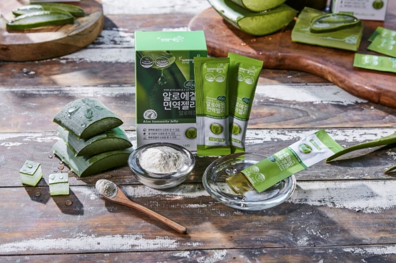 웅진식품, 건강기능식품 '알로에겔 면역젤리' 출시