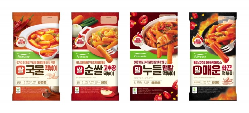 풀무원, 떡볶이 라인업 매운맛 4단계로 리뉴얼