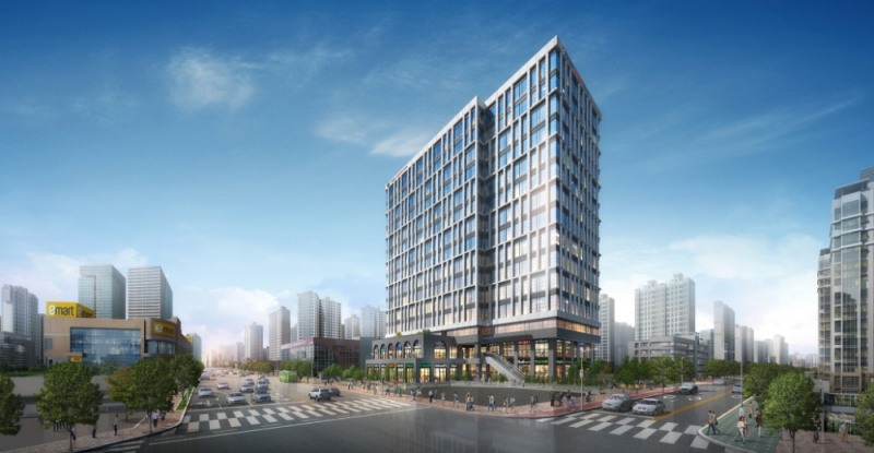 '가양역 더리브 아너비즈타워' 투시도