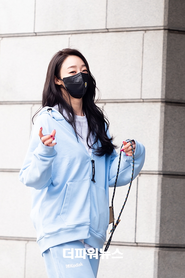 최여진, KBS 드라마 녹화 출근길 현장