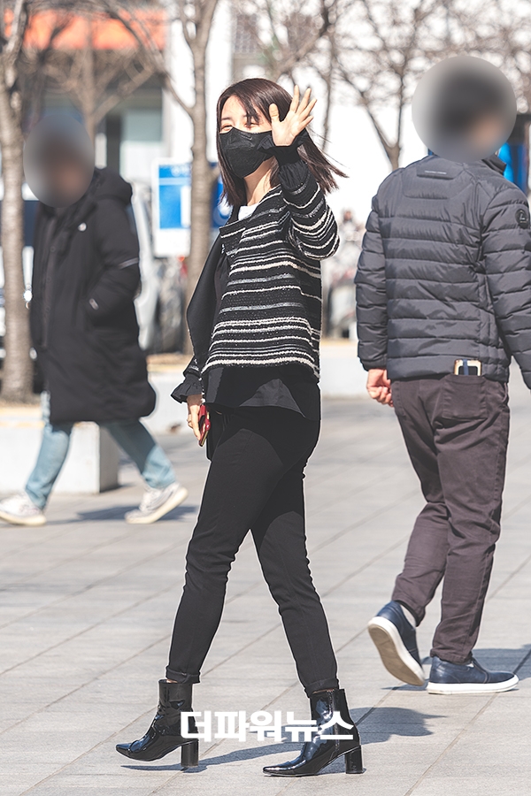 박하선, SBS 라디오 퇴근길 현장