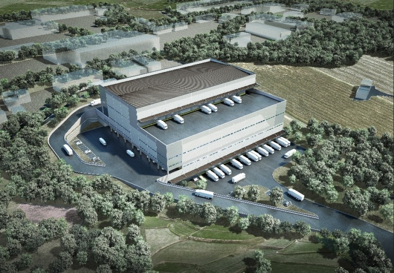 여주 삼교 물류센터 조감도.(사진=우미건설)