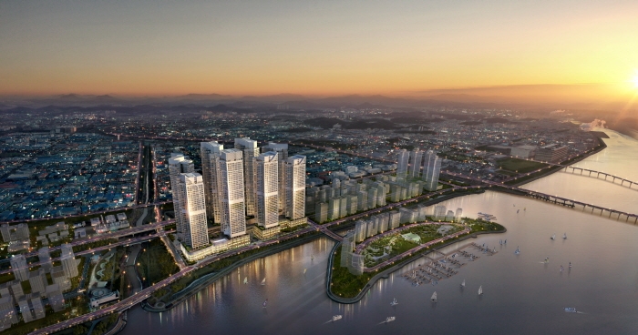 시화호 라군 인 테라스 광역 조감도