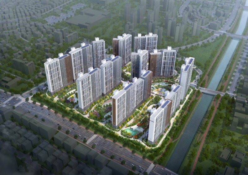 호반써밋 브룩사이드 조감도.(사진=호반건설)