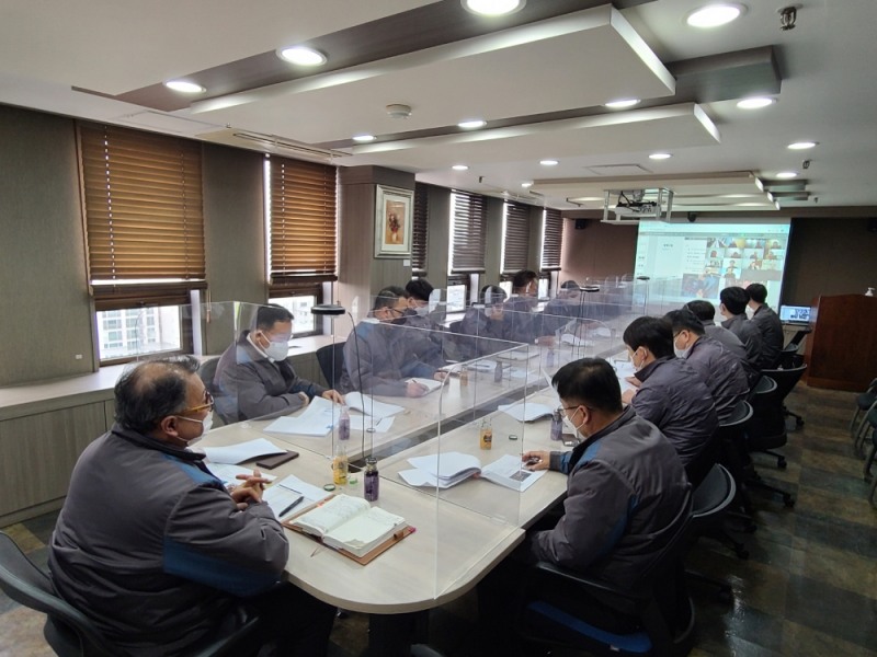 간담회 모습.(사진=반도건설)