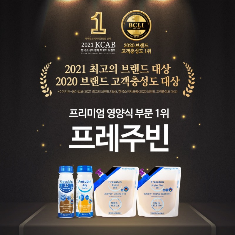 프레주빈, 2021 한국소비자평가 최고의 브랜드 대상 수상