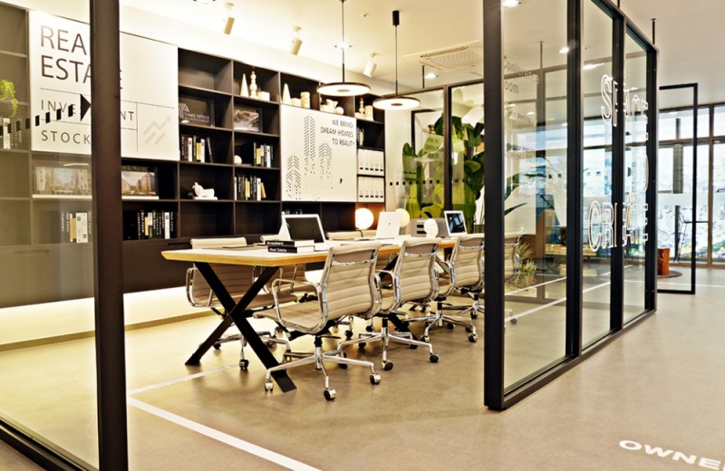 경기 광명시 하안동에서 분양하는 ‘광명 티아모 IT타워’ 오피스 모습.