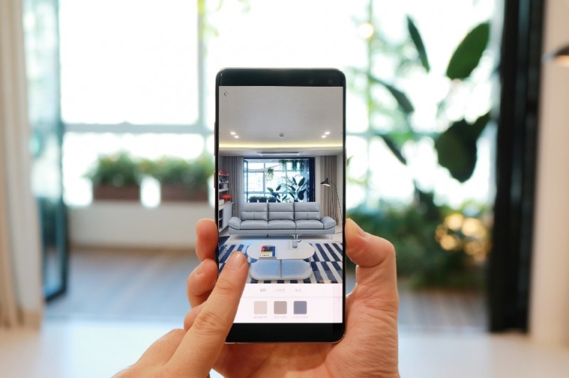 온라인 한샘몰 3D 리얼뷰어 이미지.(사진=한샘)