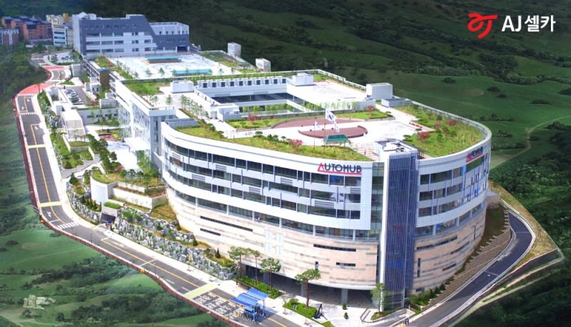 용인시 기흥구 오토허브 중고차 복합 매매단지 조감도.(사진=AJ셀카)