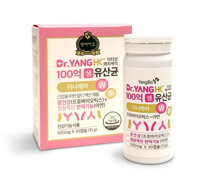 양바이오, ‘Dr.YANG HK 프리미엄 100억 생 유산균 ‘이너케어’’ 출시