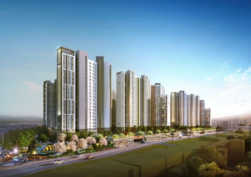 한양수자인 더팰리시티 투시도.(사진=한양)