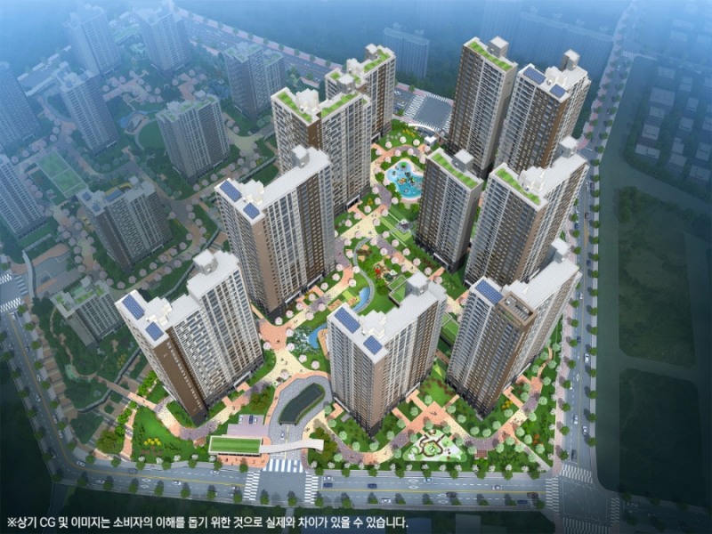 신아산 모아엘가 비스타 2차 조감도.