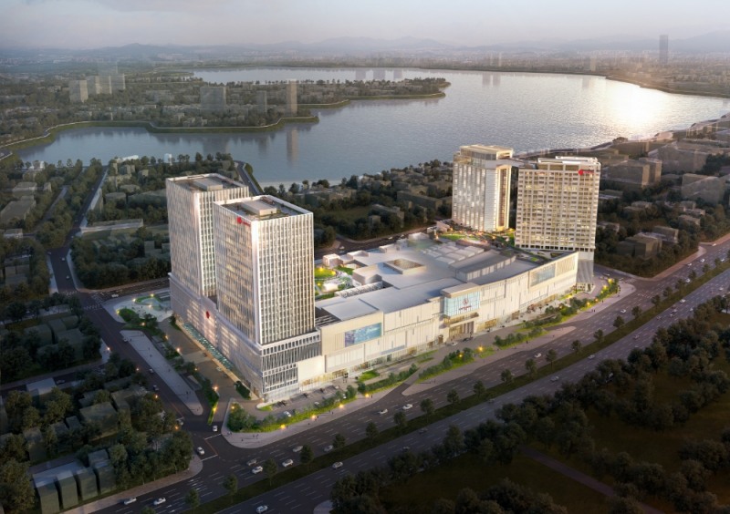 롯데몰 하노이 조감도.(사진=롯데건설)