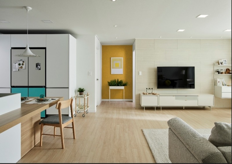 한샘리하우스 스마트패키지로 꾸며진 모델하우스. (사진=한샘)