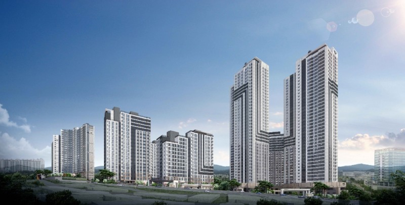 KCC스위첸 웰츠타워 2단지 투시도.(사진=KCC건설)