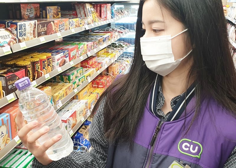 CU 無라벨 생수 매출 78% 급증