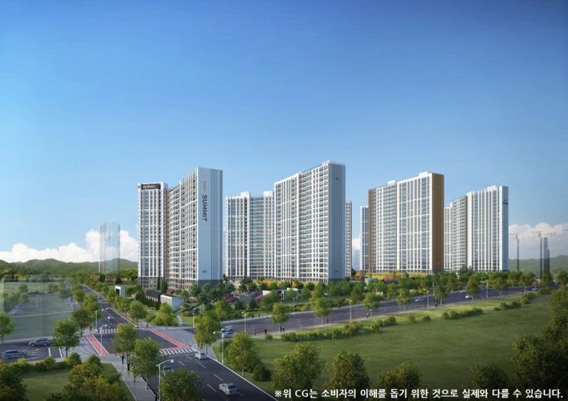 호반써밋 그랜빌 투시도.(사진=호반산업)