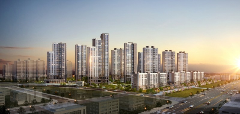 대구 안심 파라곤 프레스티지 조감도.(사진=동양건설산업)