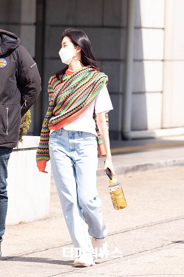 주아름, KBS 드라마 녹화 출근길