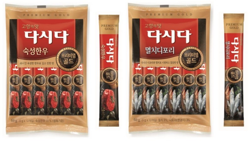 CJ제일제당 ‘다시다 프리미엄 골드’ 2종 출시