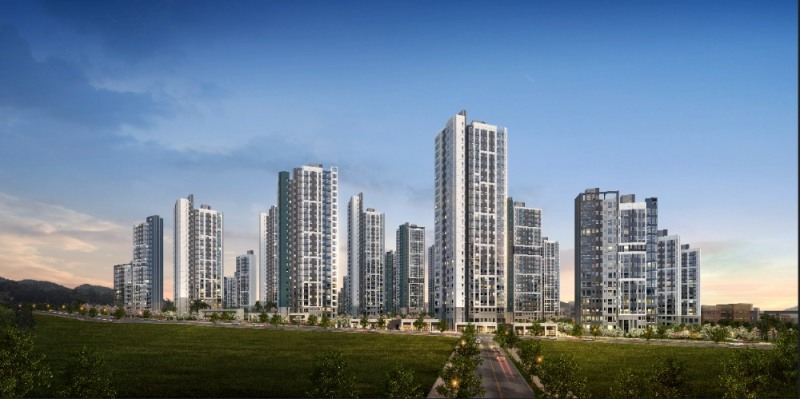 ‘양주 옥정 린 파밀리에’ 투시도.(사진=우미건설)