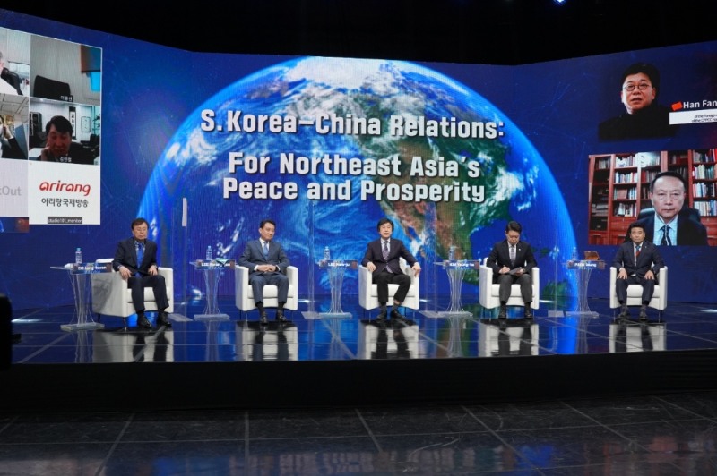 온라인 현안 논의(사진=도종환 의원실)