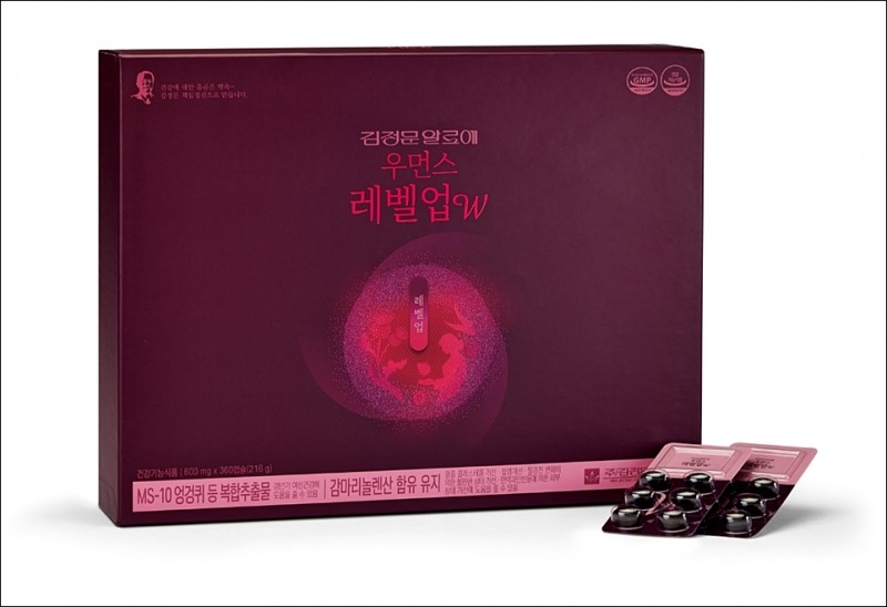 김정문알로에 ‘우먼스 레벨업 W’ 출시