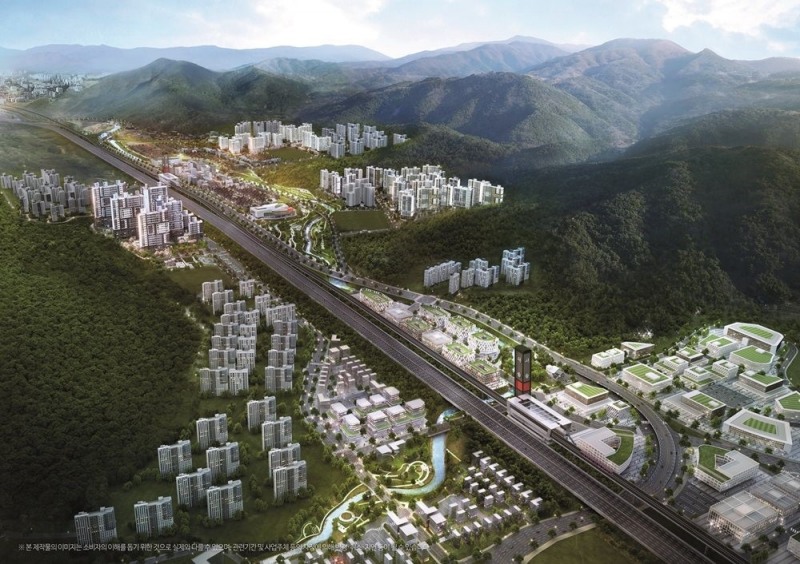 사송 더샵 데시앙 3차 조감도.(사진=태영건설)