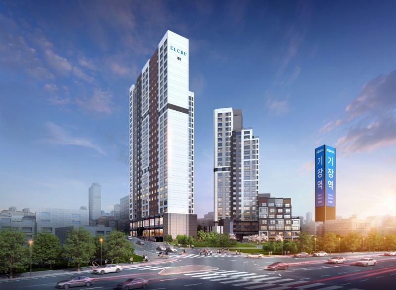 기장역 엘크루 더퍼스트 투시도.(사진=대우조선해양건설)