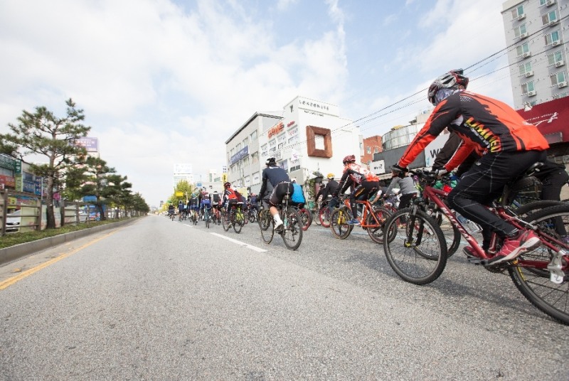 자전거 한마당 행사 장면.(사진=한국국토정보공사)