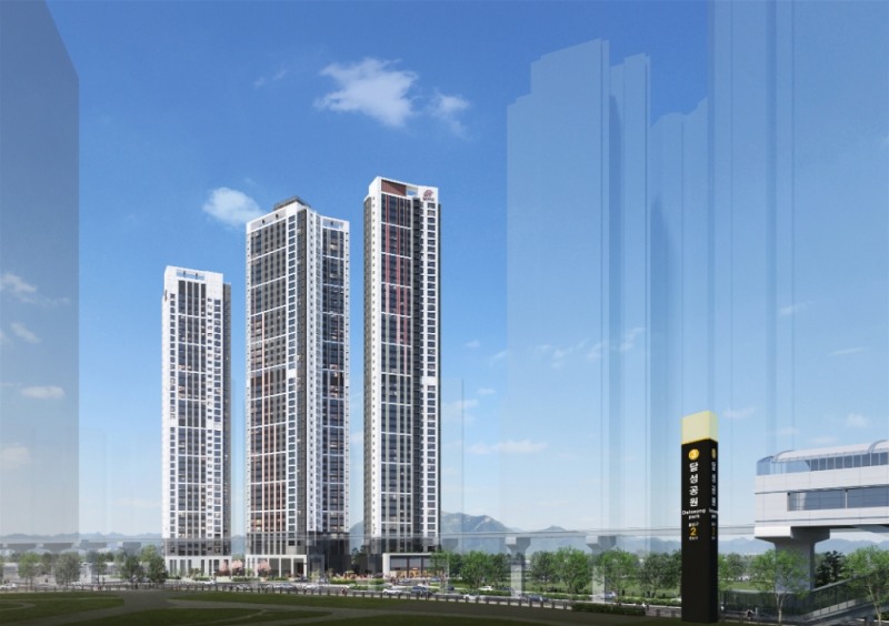 힐스테이트 달성공원역 투시도.(사진=현대건설)