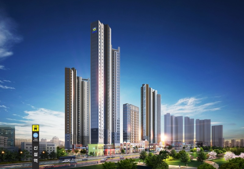 검단역 금강펜테리움 THE SIGLO(더 시글로) 투시도.(사진=금강주택)