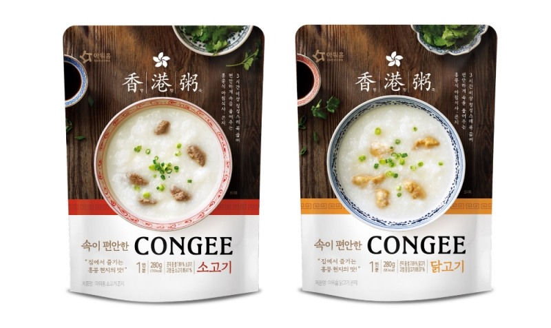 아워홈, 홍콩 대표메뉴 ‘콘지(Congee)’ 신제품 4종 출시