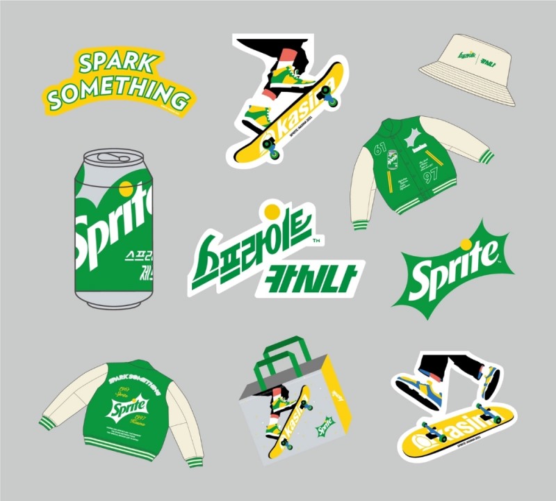 ‘스프라이트 X 카시나’ 컬래버레이션 패션 컬렉션 출시