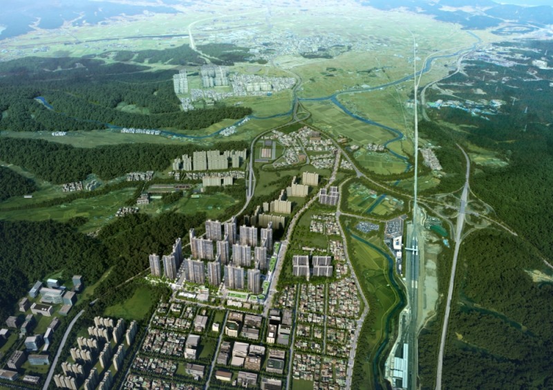 한화 포레나 포항 광역 투시도.(사진=한화건설)