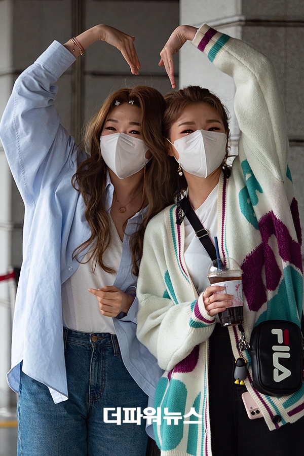 트윈걸스, KBS 가요무대 출근길