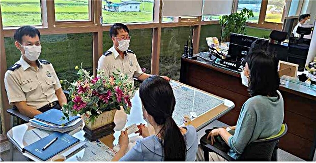 소방공무원 심신 안정을 위해 찾아가는 상담실 운영.(사진제공=경남도)