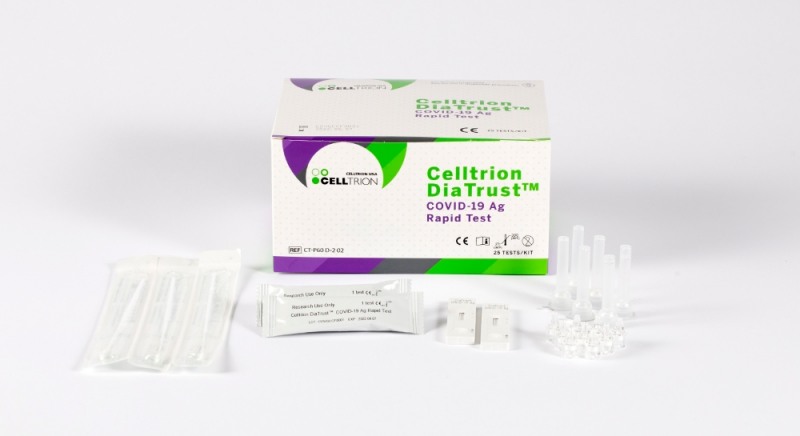 셀트리온, 코로나19 현장형 항원신속진단키트 '디아트러스트' 美 FDA 긴급사용승인