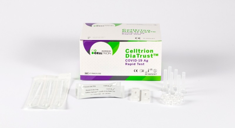 셀트리온, 코로나19 현장형 항원신속진단키트 '디아트러스트' 美 FDA 긴급사용승인