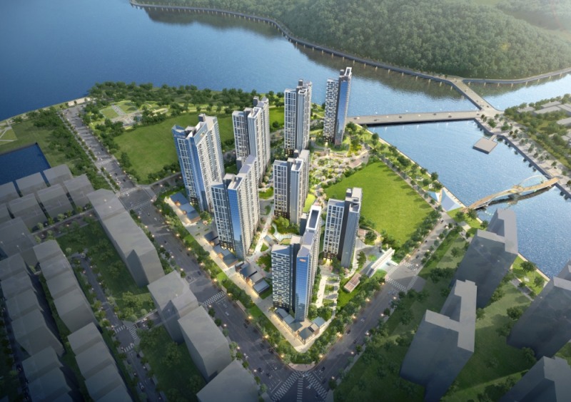 e편한세상 거제 유로스카이 조감도.(사진=DL이앤씨)