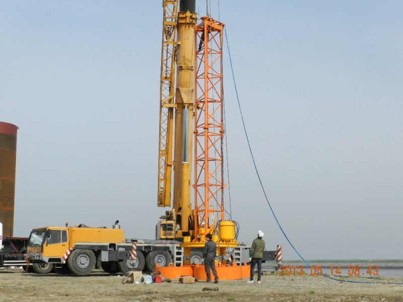 국내유일 해저착저식 로봇 드릴봇. (사진=두배시스템)