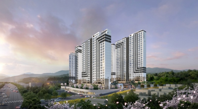 동해 프라우드 스위첸 투시도.(사진=KCC건설)