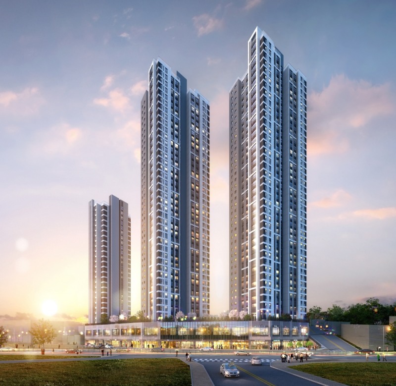 인천 용현3 가로주택정비사업 투시도.(사진=DL이앤씨)