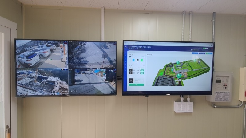 대구전산센터 사무실입구.(사진=현대건설)