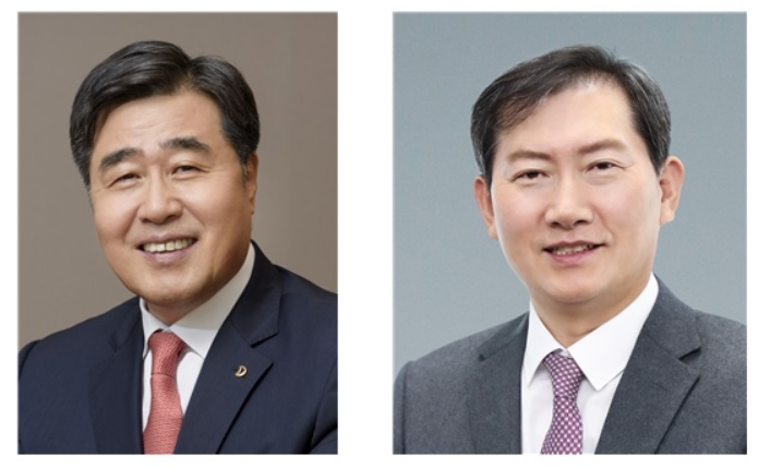 (좌) 김형 사업대표, (우) 정황기 관리대표.(사진=대우건설)