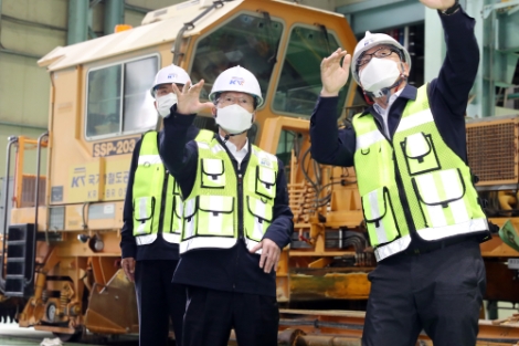 국가철도공단 김한영 이사장, 시설장비사무소 현장 소통경영 나서