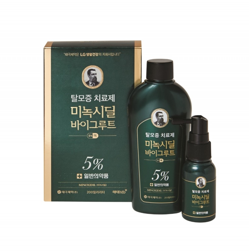 태극제약, 탈모치료제 ‘미녹시딜 바이그루트액5%’ 출시