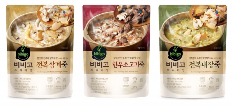 CJ제일제당, 비비고 프리미엄 죽 라인업 확장